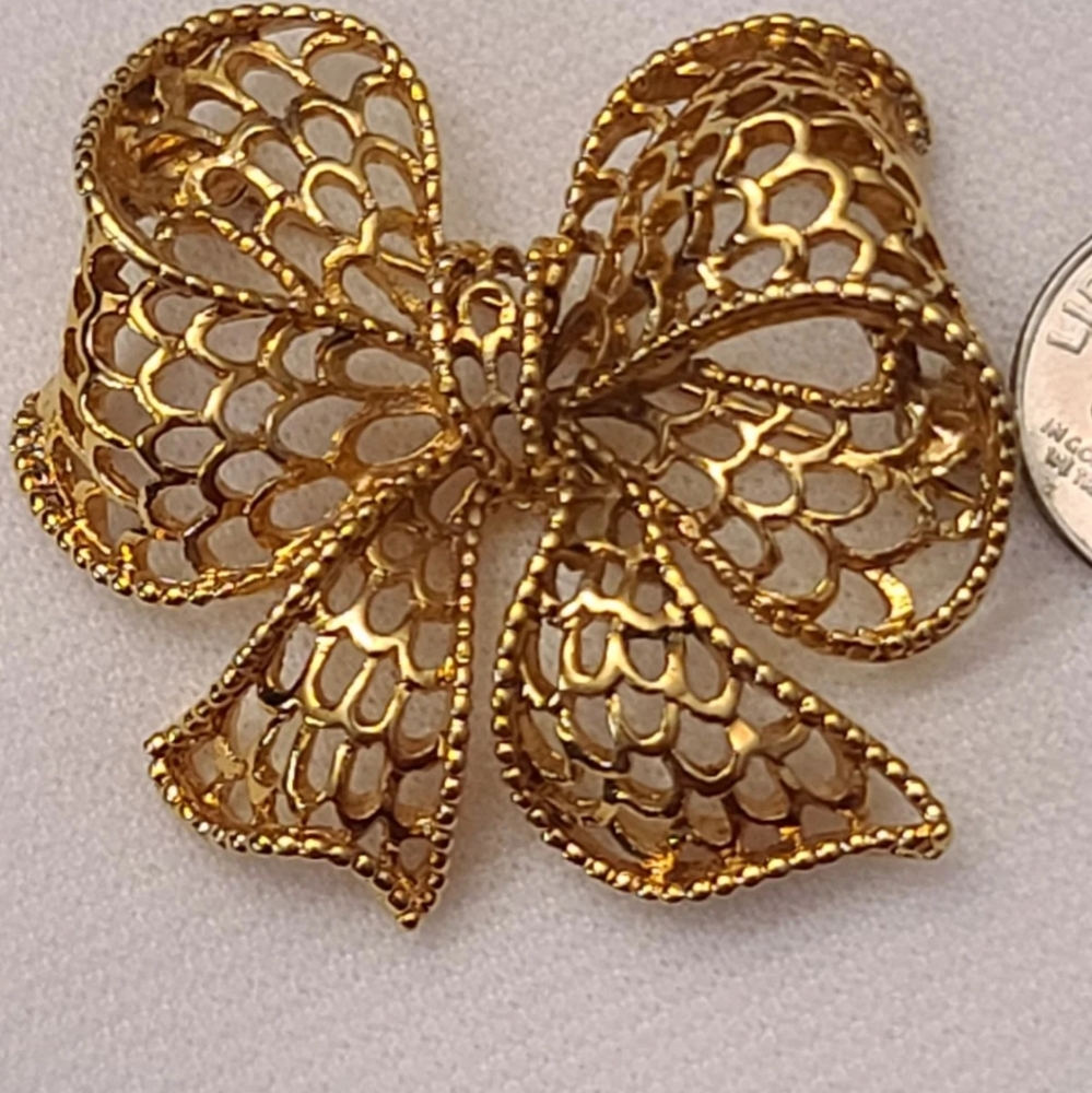 Vintage Napier Bow Brooch